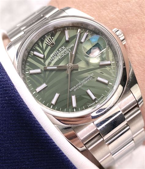 rolex datejust 36 roman|rolex datejust green dial.